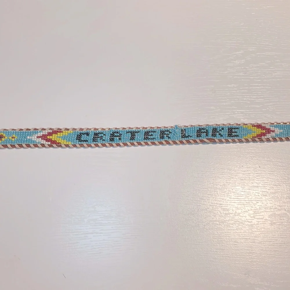 Vintage crater lake belt Childs size 28 or adult